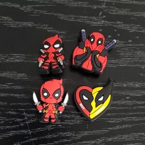 Marvel Deadpool and Wolverine Jibbitz Charms For Crocs